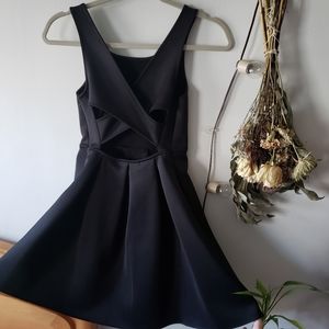 EXPRESS PETITE BLACK MINI DRESS